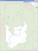 Mineral, Co Carrier Route Wall Map