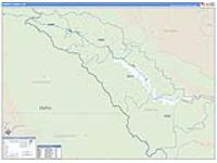 Mineral, Mt Carrier Route Wall Map
