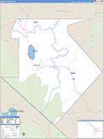 Mineral, Nv Carrier Route Wall Map