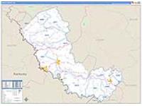 Mingo, Wv Carrier Route Wall Map