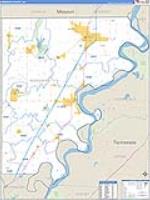 Mississippi, Ar Carrier Route Wall Map