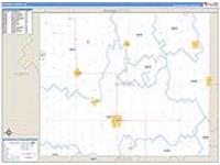 Mitchell, Ia Carrier Route Wall Map