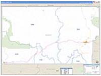 Moffat, Co Carrier Route Wall Map
