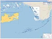 Monroe, Fl Carrier Route Wall Map