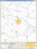 Montgomery, In Carrier Route Wall Map