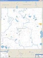 Montmorency, Mi Carrier Route Wall Map