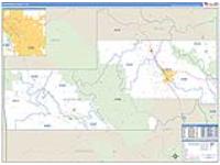 Montrose, Co Carrier Route Wall Map