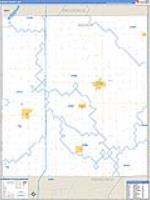 Moody, Sd Carrier Route Wall Map