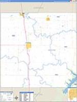 Moore, Tx Carrier Route Wall Map