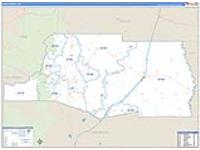 Mora, Nm Carrier Route Wall Map