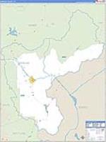 Morgan, Ut Carrier Route Wall Map