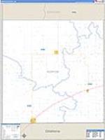 Morton, Ks Carrier Route Wall Map