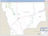 Musselshell, Mt Carrier Route Wall Map