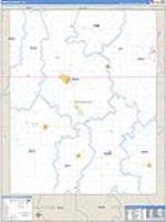 Nemaha, Ks Carrier Route Wall Map