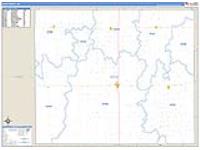 Ness, Ks Carrier Route Wall Map