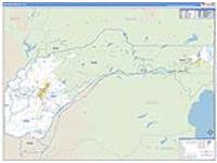 Nevada, Ca Carrier Route Wall Map