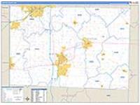 Newton, Mo Carrier Route Wall Map