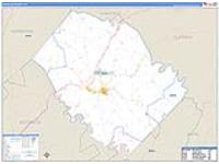 Nicholas, Ky Carrier Route Wall Map