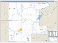 Noble, Ok Carrier Route Wall Map