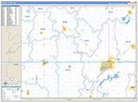 Nobles, Mn Carrier Route Wall Map