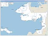 Nome Borough (), Ak Carrier Route Wall Map