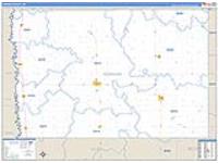 Norman, Mn Carrier Route Wall Map