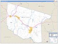 Nottoway, Va Carrier Route Wall Map