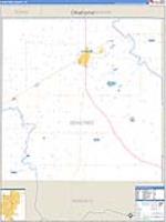 Ochiltree, Tx Carrier Route Wall Map
