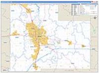 Olmsted, Mn Carrier Route Wall Map