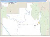 Oneida, Id Carrier Route Wall Map