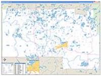 Oneida, Wi Carrier Route Wall Map