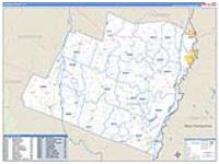 Orange, Vt Carrier Route Wall Map