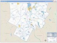 Orleans, Vt Carrier Route Wall Map