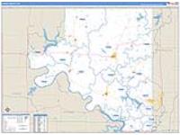 Osage, Ok Carrier Route Wall Map