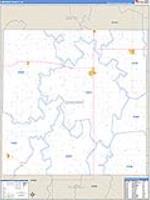 Osborne, Ks Carrier Route Wall Map