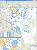 Osceola, Fl Carrier Route Wall Map