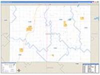 Osceola, Ia Carrier Route Wall Map