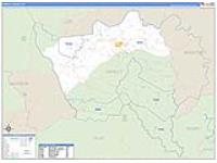 Owsley, Ky Carrier Route Wall Map