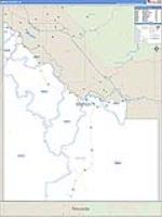 Owyhee, Id Carrier Route Wall Map