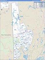 Oxford, Me Carrier Route Wall Map