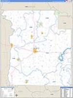 Parke, In Carrier Route Wall Map