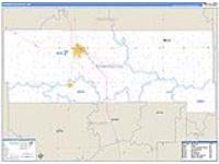 Pennington, Mn Carrier Route Wall Map
