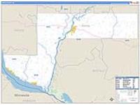 Pepin, Wi Carrier Route Wall Map