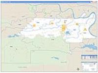 Perry, Ar Carrier Route Wall Map