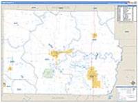 Perry, Il Carrier Route Wall Map