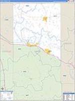 Perry, Ms Carrier Route Wall Map