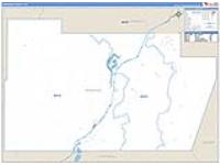 Pershing, Nv Carrier Route Wall Map