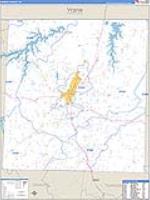 Person, Nc Carrier Route Wall Map