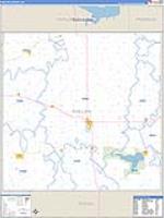 Phillips, Ks Carrier Route Wall Map