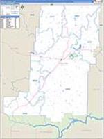 Phillips, Mt Carrier Route Wall Map